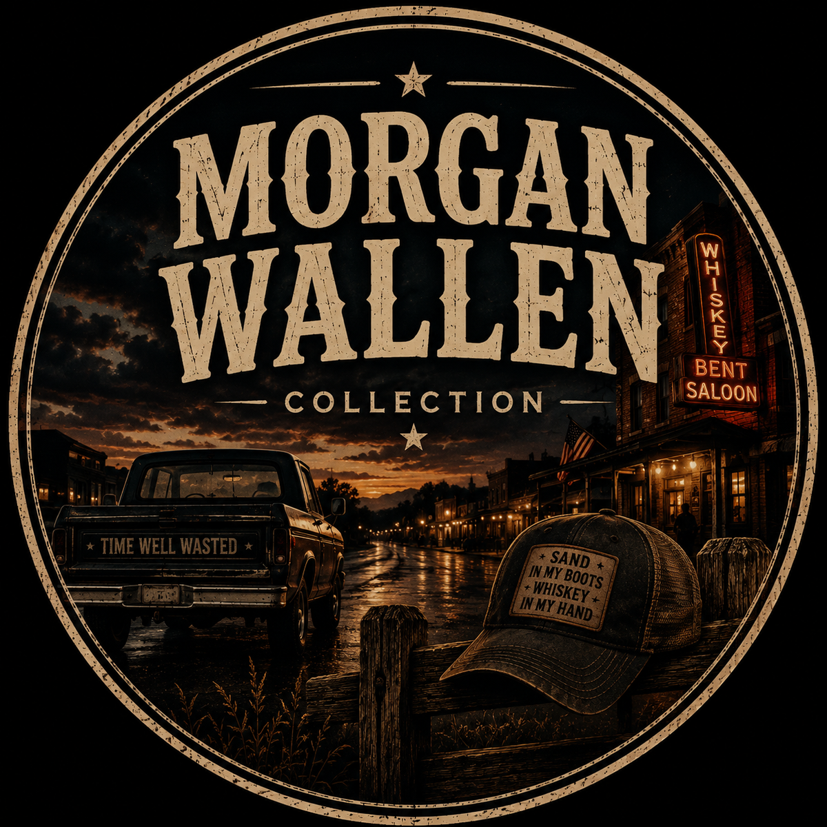 Morgan Wallen-inspired country T-shirt collection by Cave Apparel