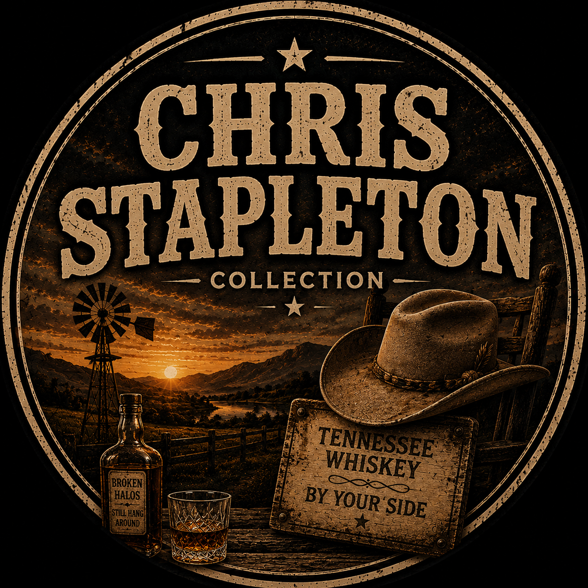 Chris Stapleton-inspired country T-shirt collection by Cave Apparel