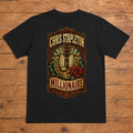Chris Stapleton Millionaire black DTF T-shirt flat lay with large back print