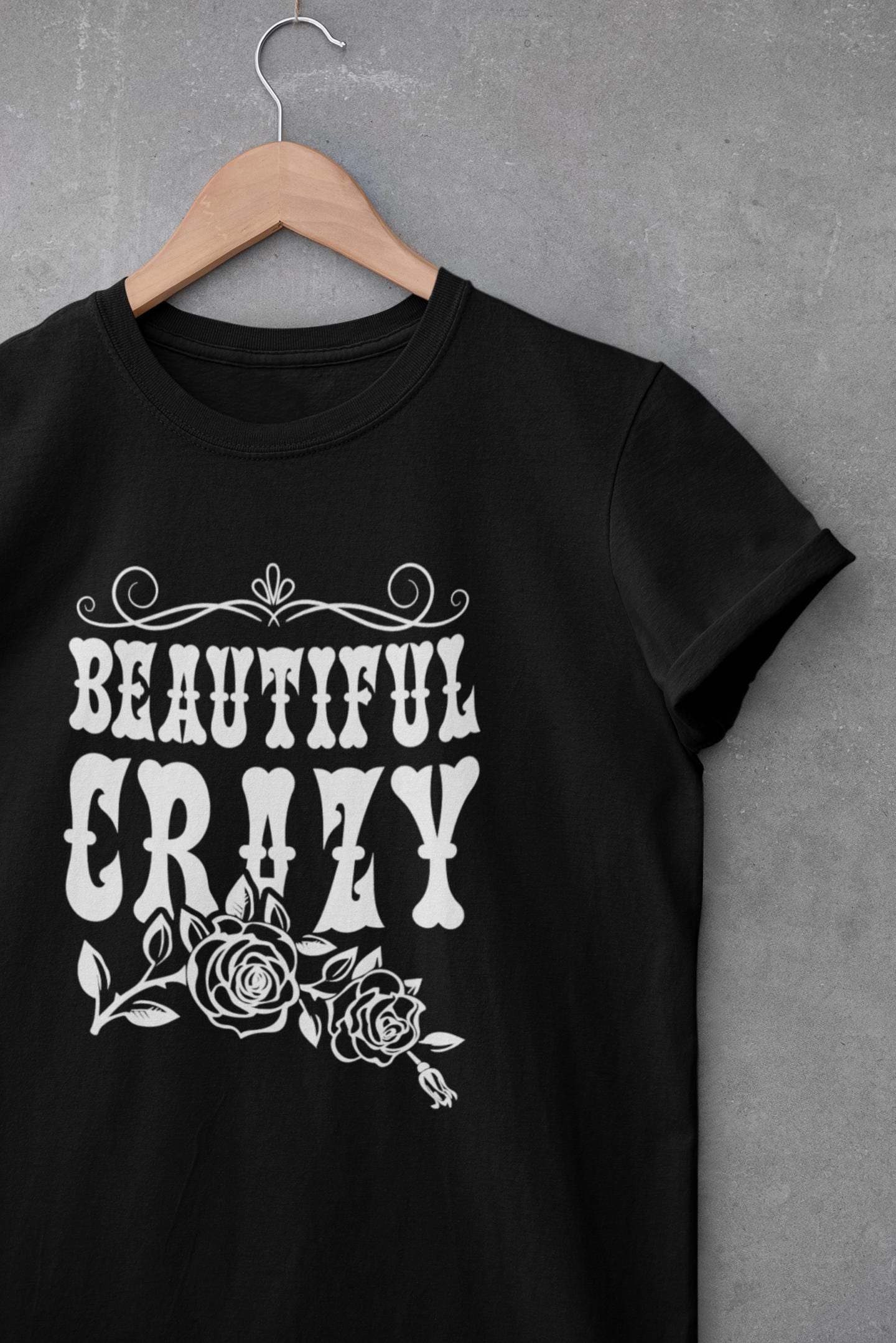 Luke Combs Beautiful Crazy Shirt | Floral Western Lyric Tee | Country Concert Shirt | Romantic Gift for Her | Cowgirl Western Tee