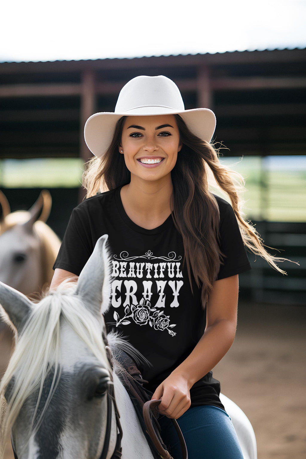 Luke Combs Beautiful Crazy Shirt | Floral Western Lyric Tee | Country Concert Shirt | Romantic Gift for Her | Cowgirl Western Tee