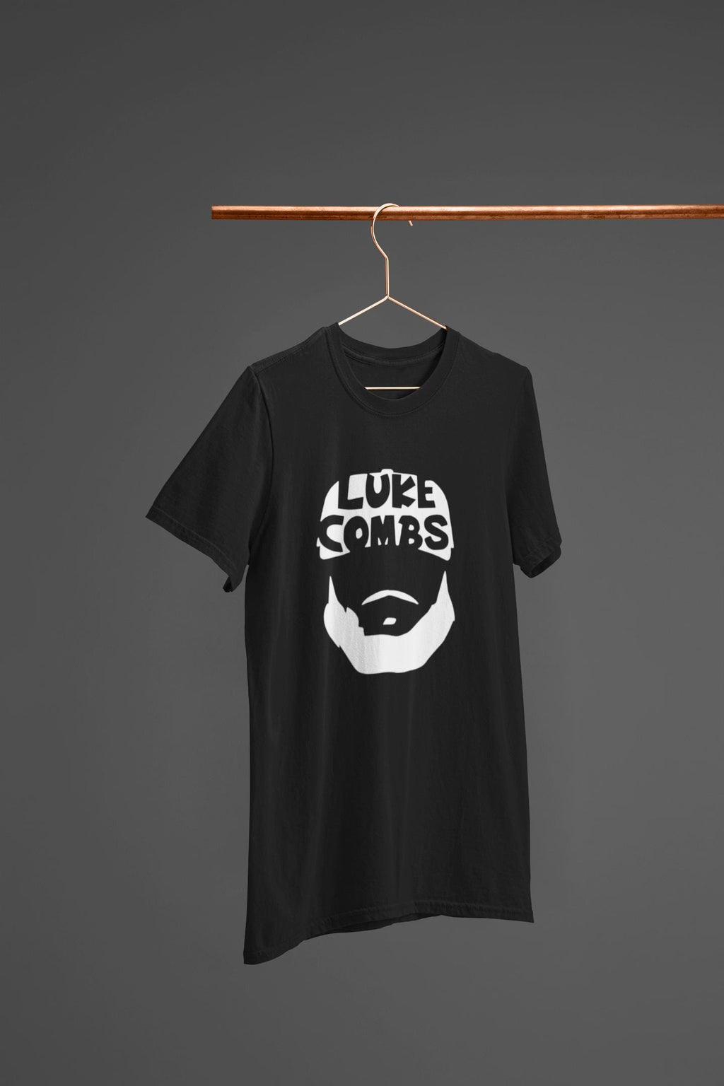 Luke Combs Beard Silhouette Shirt Trucker Hat Graphic Tee Country Fan Gift Nashville Concert Outfit Western Style Top Music Lover Merch