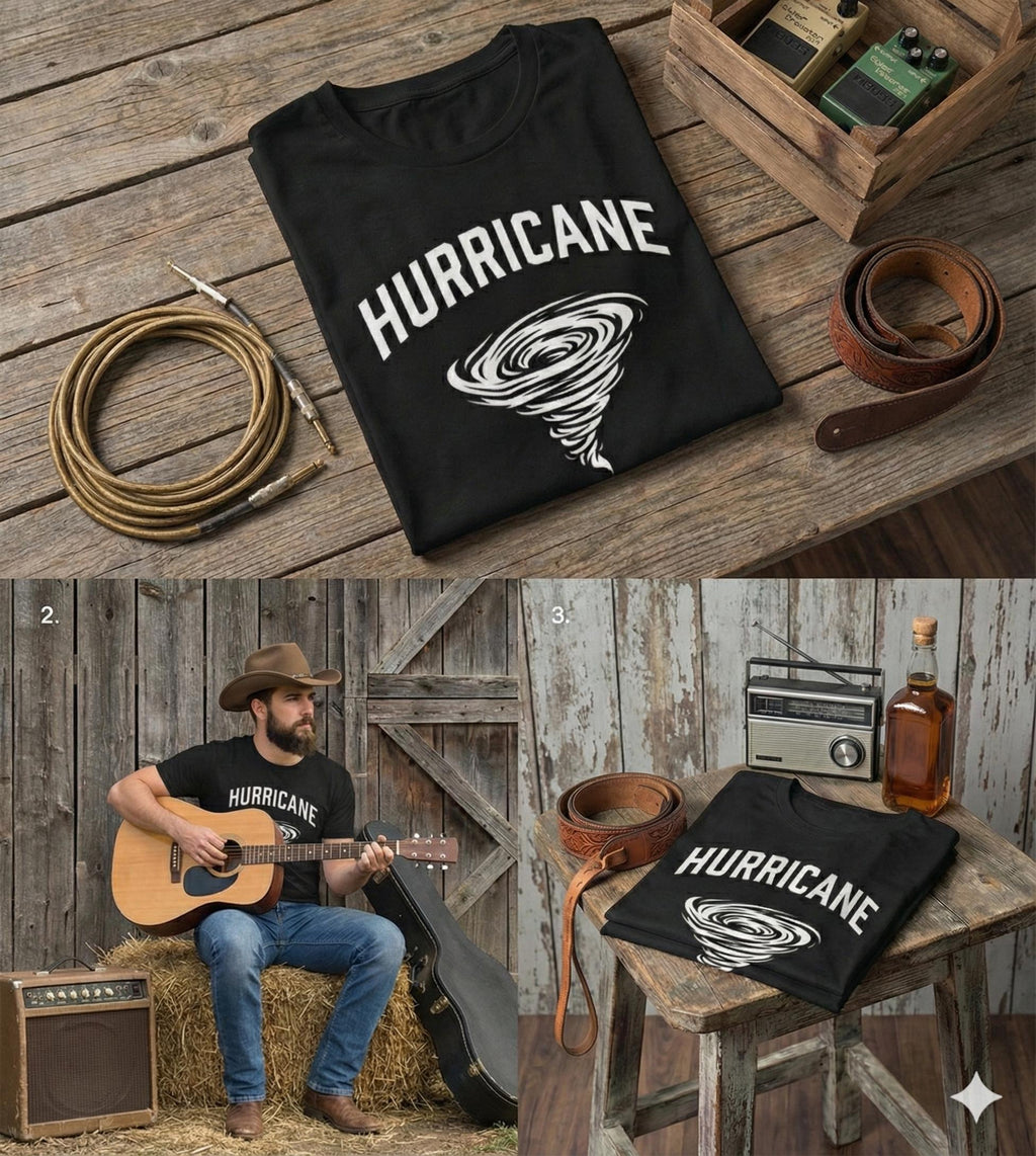 Hurricane Luke Combs Lyric Shirt Tornado Graphic Tee Country Song Merch Weather Icon Top Western Rock Outfit Nashville Souvenir Gift