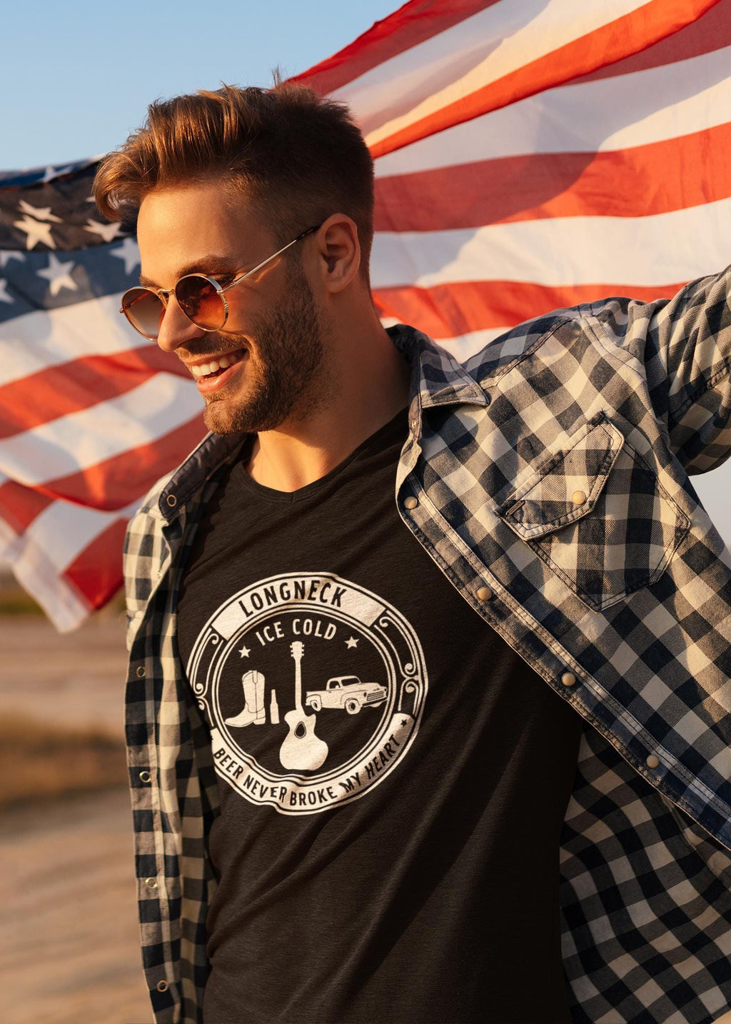 Beer Never Broke My Heart Shirt Luke Combs Lyric Tee Longneck Ice Cold Country Drinking Shirt Western Icon Graphic Music Fan Gift