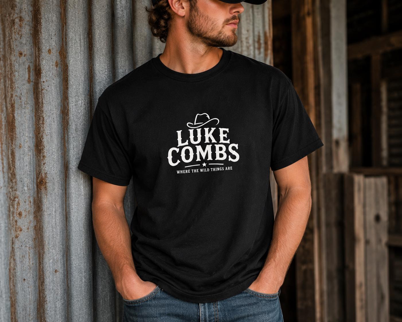 Luke Combs Where The Wild Things Are T-Shirt | Country Music Concert T-Shirt