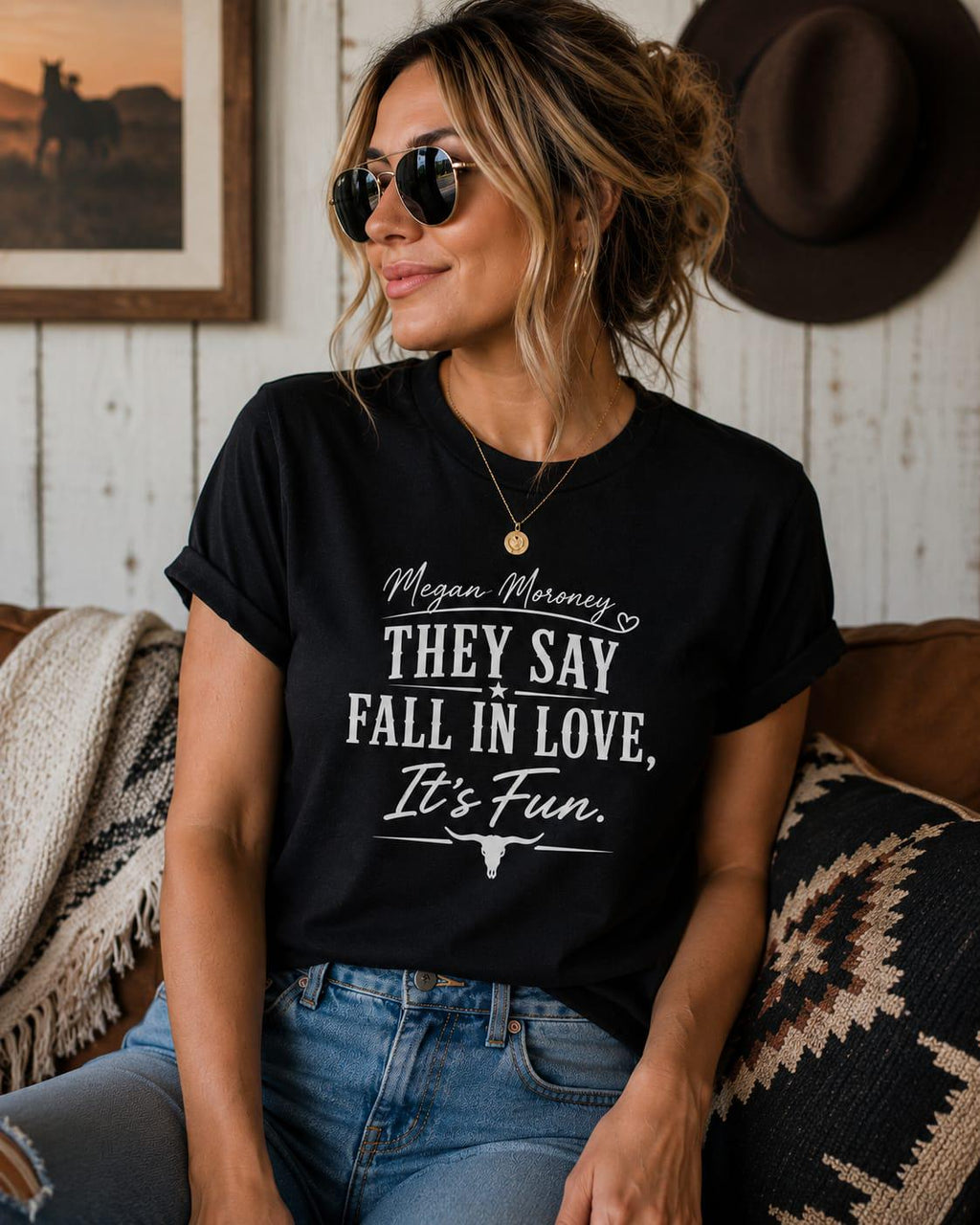 Megan Moroney "They Say Fall In Love" Country Concert T-Shirt