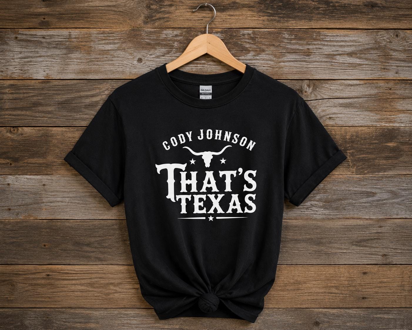 Cody Johnson That's Texas T-Shirt: Country Music Western Graphic T-Shirt