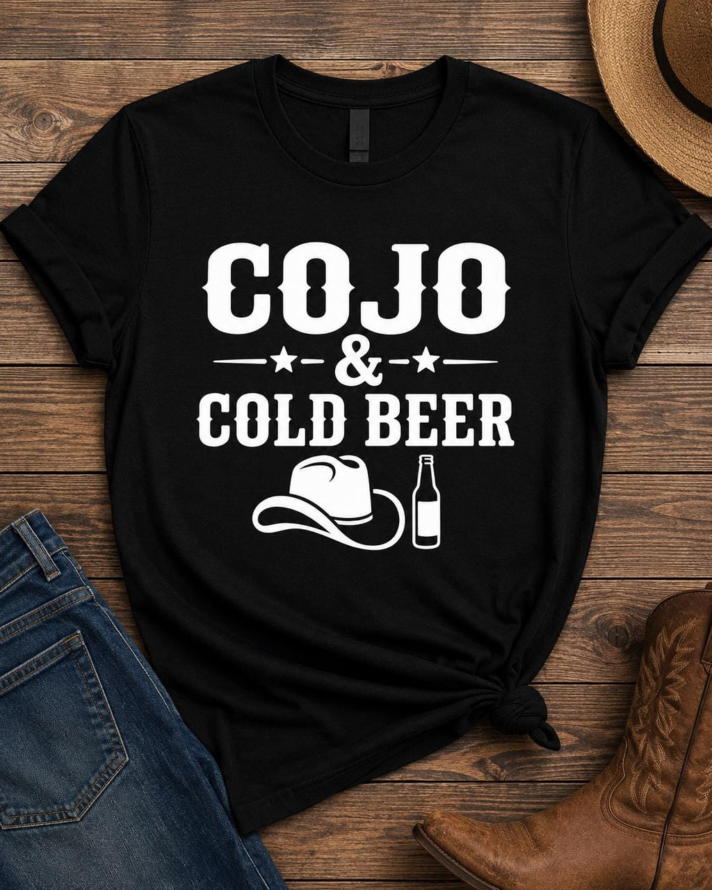 COJO & Cold Beer Country Music T-Shirt | Western Concert Fan Tee