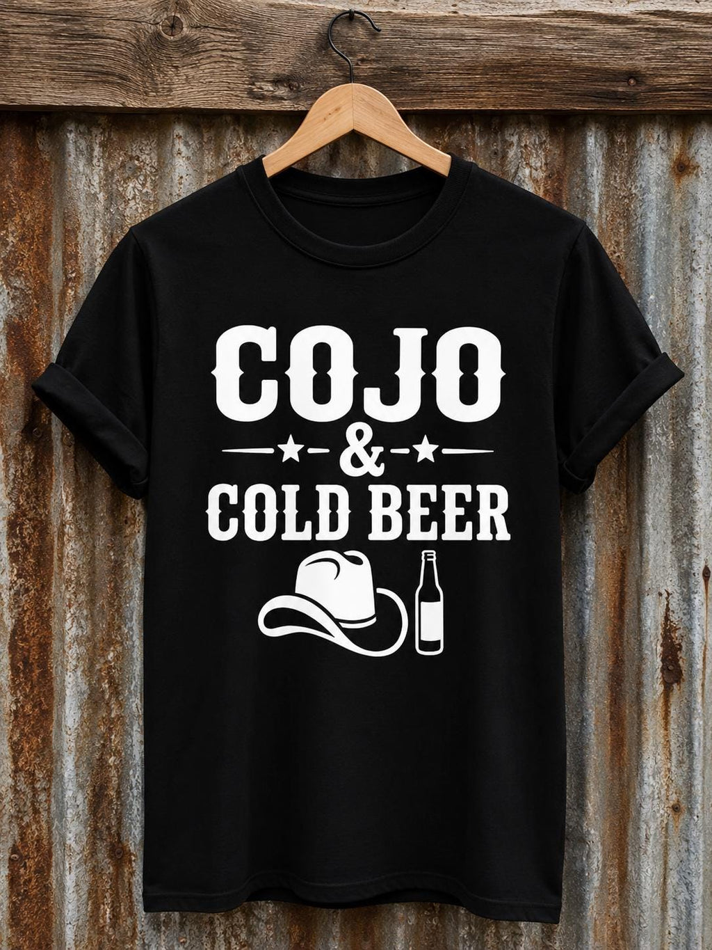 COJO & Cold Beer Country Music T-Shirt | Western Concert Fan Tee