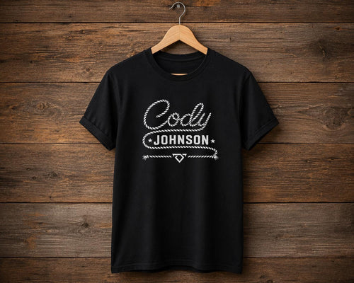 Cody Johnson Concert T-Shirt | Western Rope Country Music Tee (UK Made)