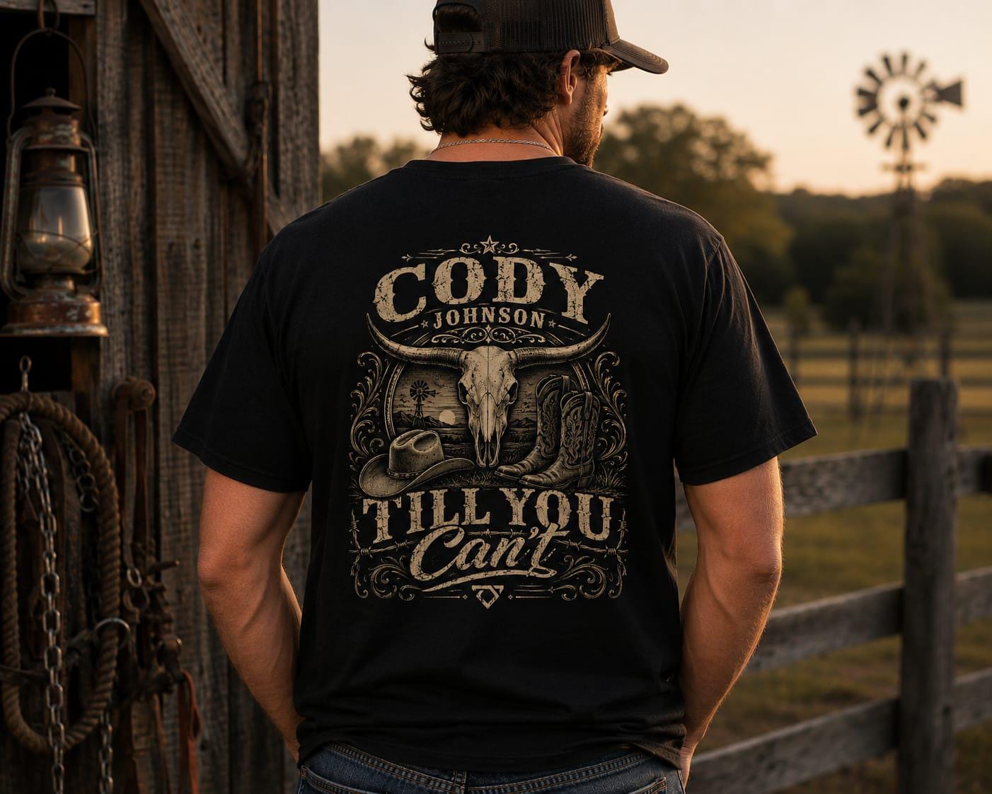 Cody Johnson Till You Cant Western T-Shirt, Vintage Cowboy Graphic Tee