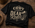 Cody Johnson Dear Rodeo Shirt, Country Concert T-Shirt, Western Cowboy Graphic Shirt