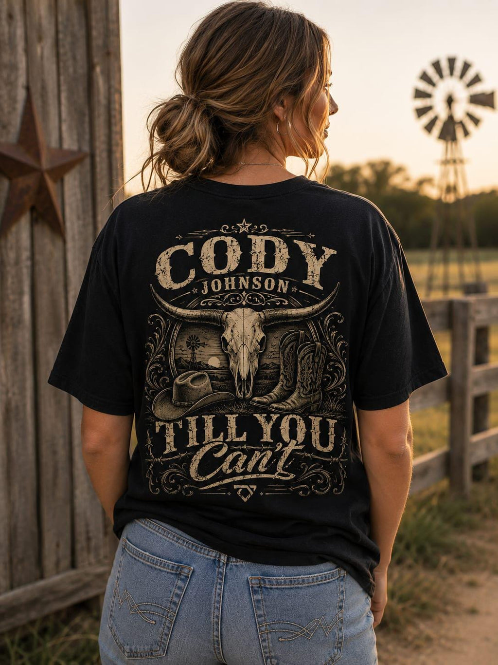 Cody Johnson Till You Cant Western T-Shirt, Vintage Cowboy Graphic Tee