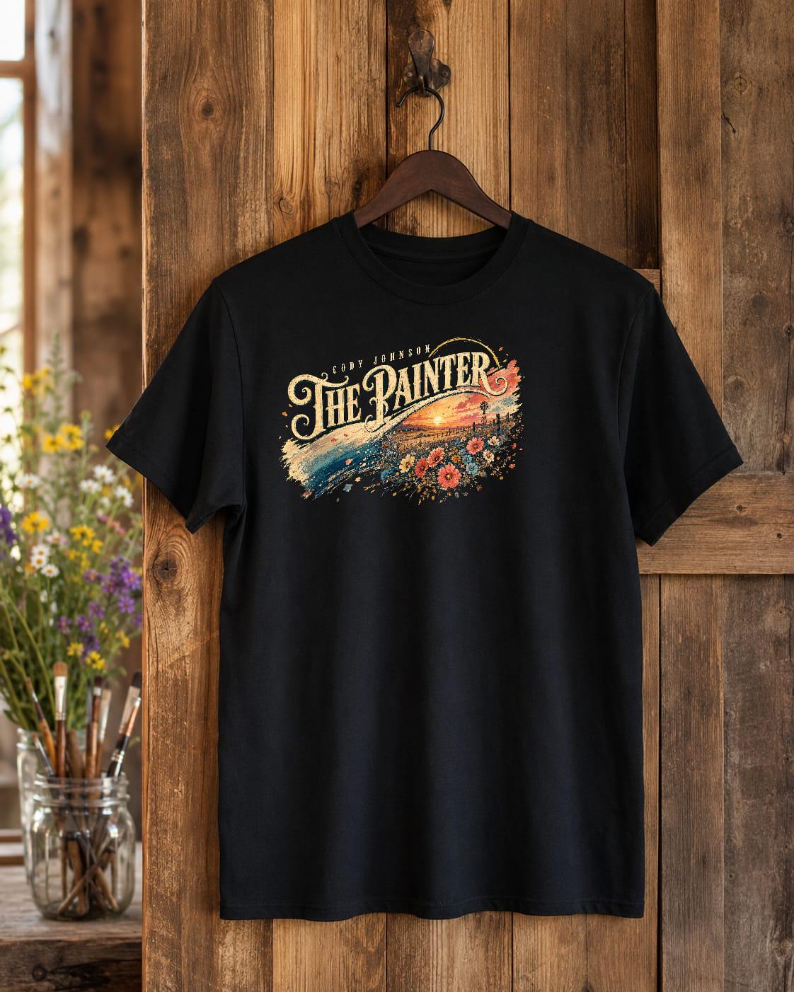 Cody Johnson The Painter Shirt, Floral Western Country Concert T-Shirt