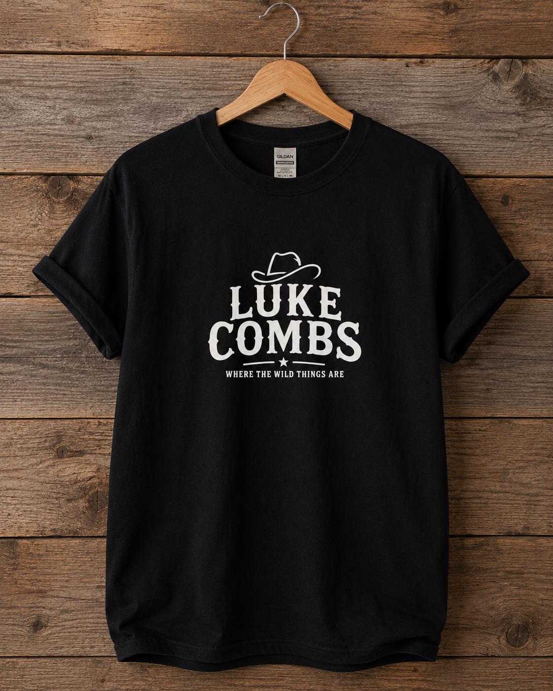 Luke Combs Where The Wild Things Are T-Shirt | Country Music Concert T-Shirt