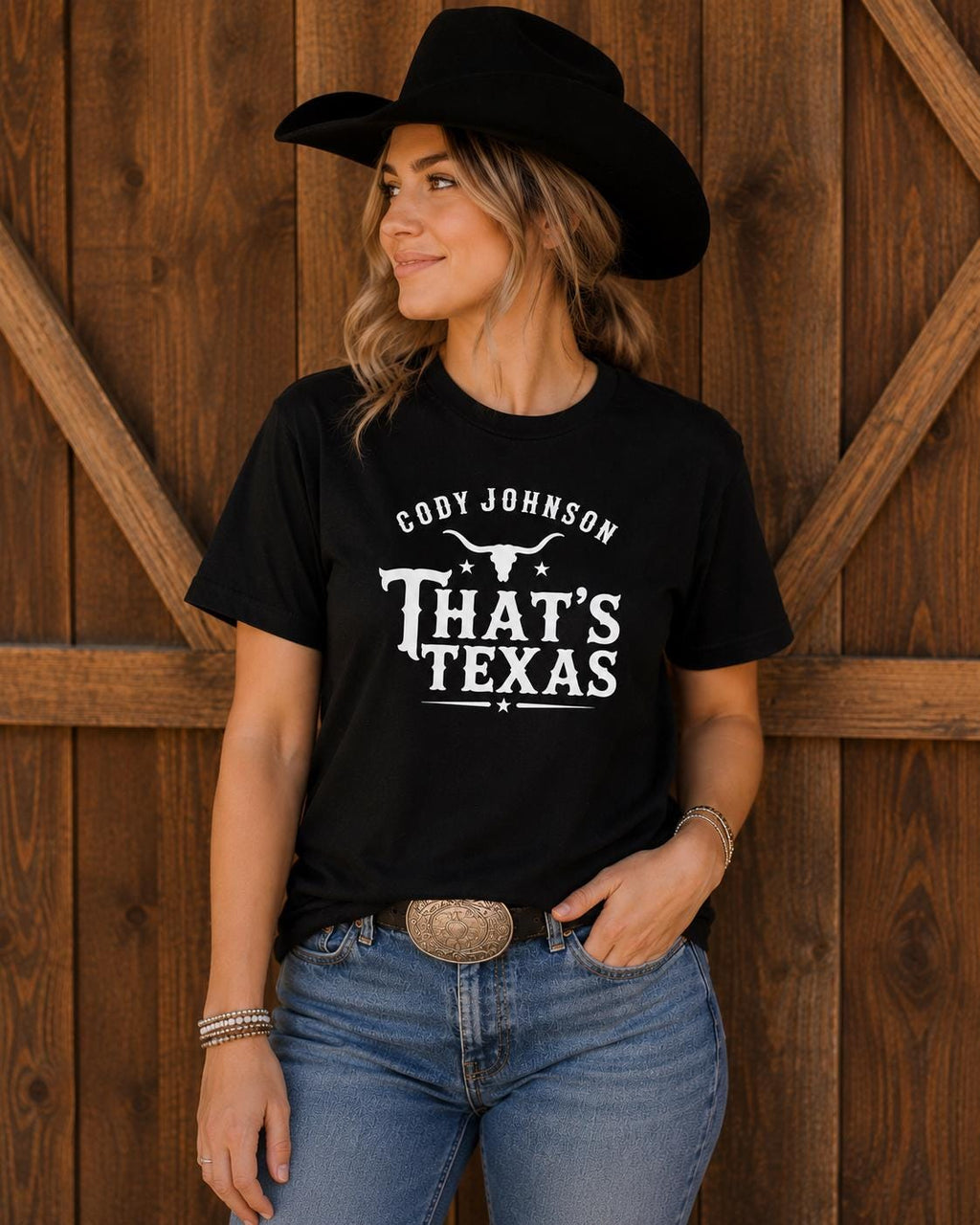 Cody Johnson That's Texas T-Shirt: Country Music Western Graphic T-Shirt