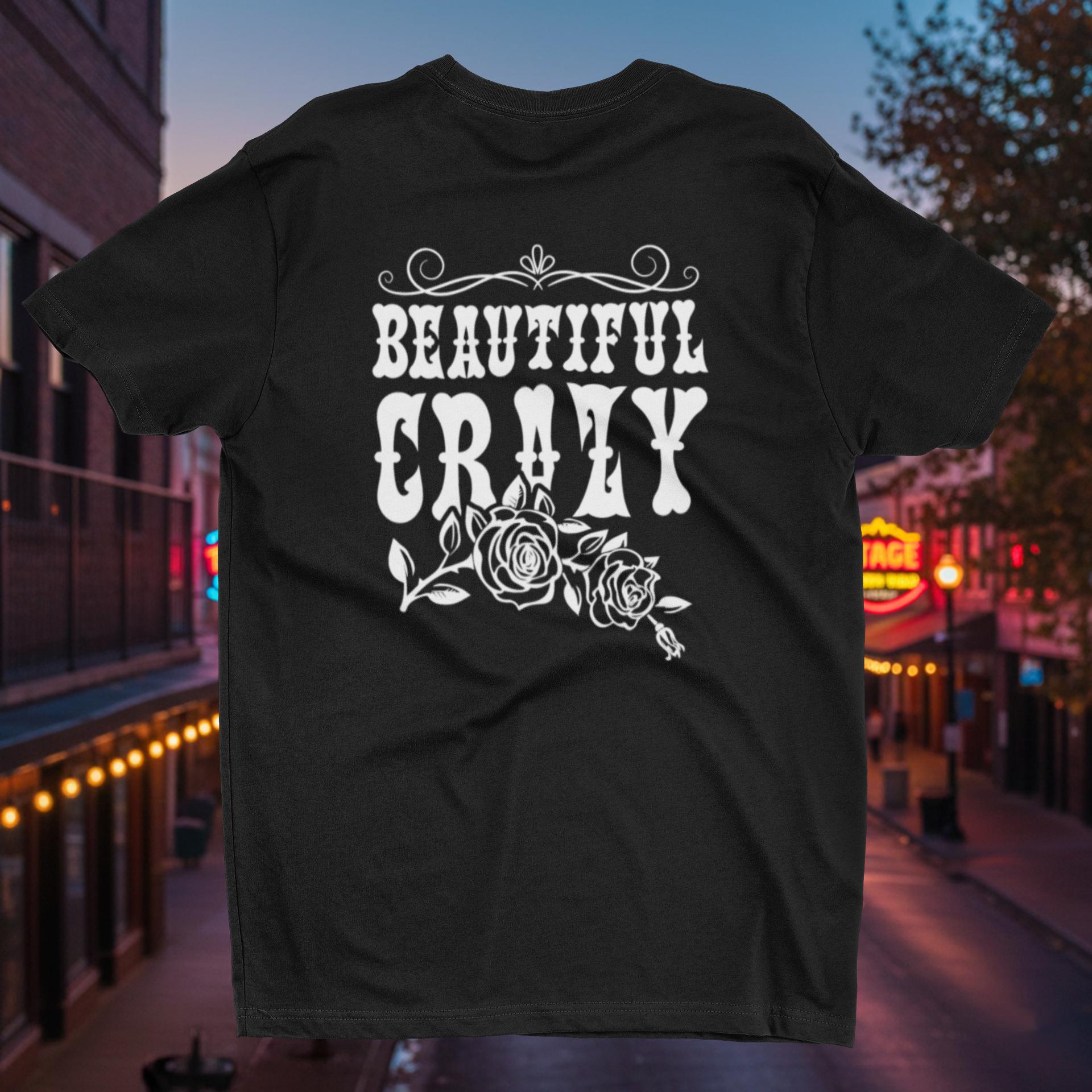 Luke Combs Beautiful Crazy Shirt | Floral Western Lyric Tee | Country Concert Shirt | Romantic Gift for Her | Cowgirl Western Tee