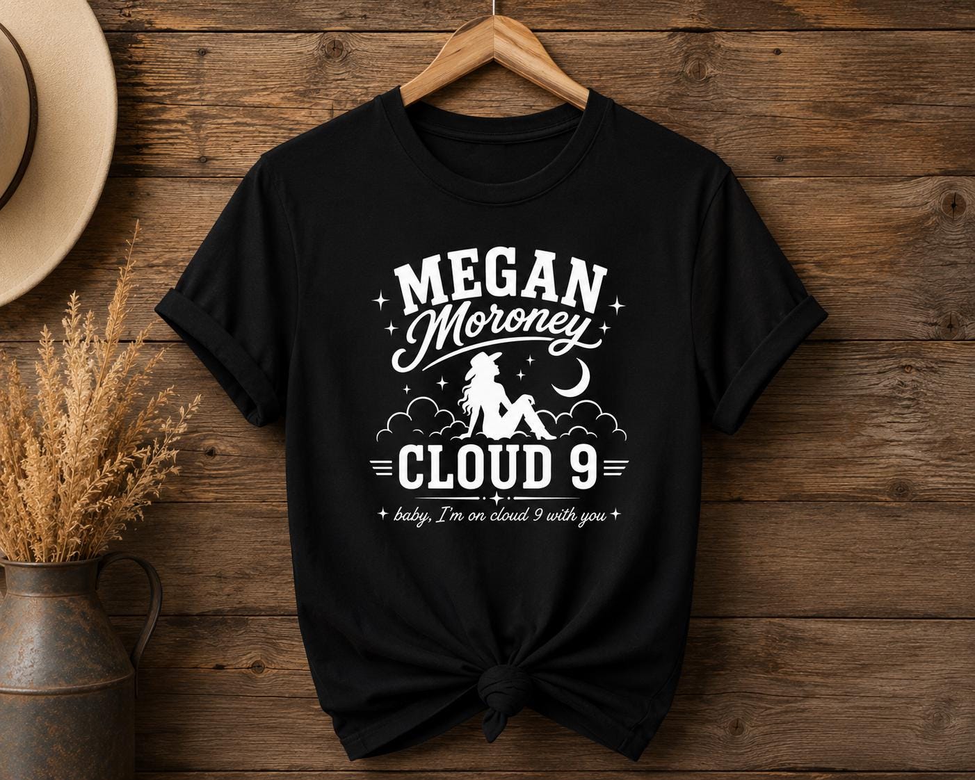 Megan Moroney Cloud 9 Tour Shirt | Boho Cowgirl Country Concert Tee