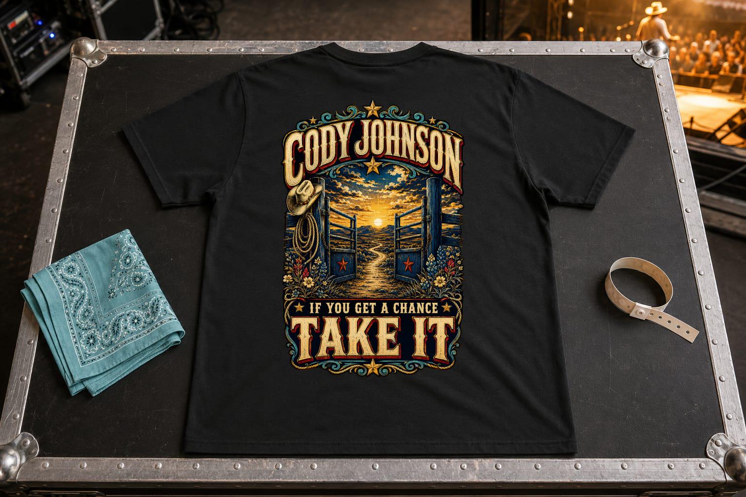 Cody Johnson Till You Cant T-Shirt, Western Country Concert Back Print