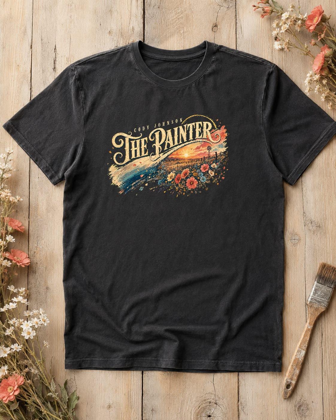 Cody Johnson The Painter Shirt, Floral Western Country Concert T-Shirt