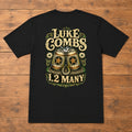 Luke Combs “1, 2 Many” Honky-Tonk Back-Print T-Shirt flat-lay back view