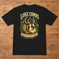 Luke Combs Better Together Boots & Guitar Back-Print T-Shirt flat-lay back view