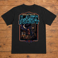 Morgan Wallen Last Night Premium DTF T-Shirt flat lay showing large back print