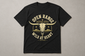 Open Range Wild at Heart Cave Apparel black T-shirt