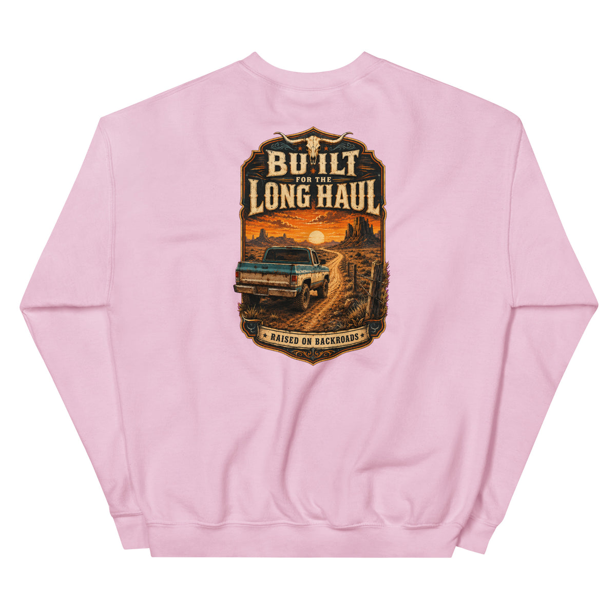 Built for the Long Haul Western Crewneck Sweatshirt product view 5