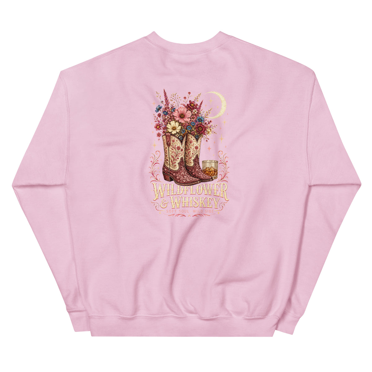 Wildflower & Whiskey Western Crewneck Sweatshirt product view 5