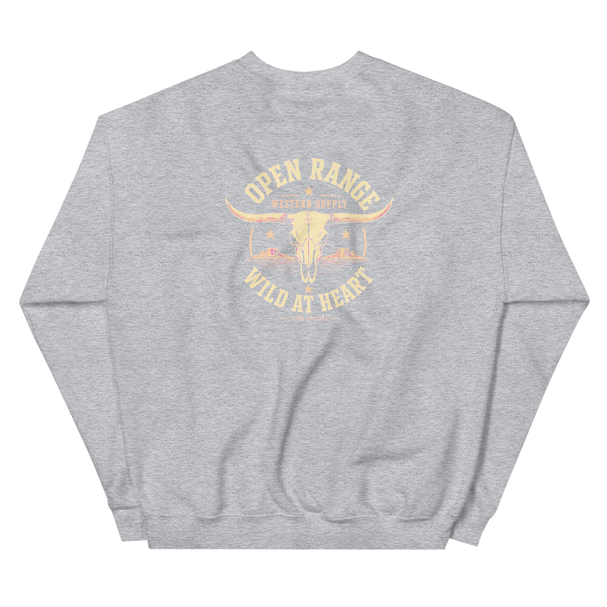 Open Range, Wild at Heart Western Crewneck Sweatshirt product view 3
