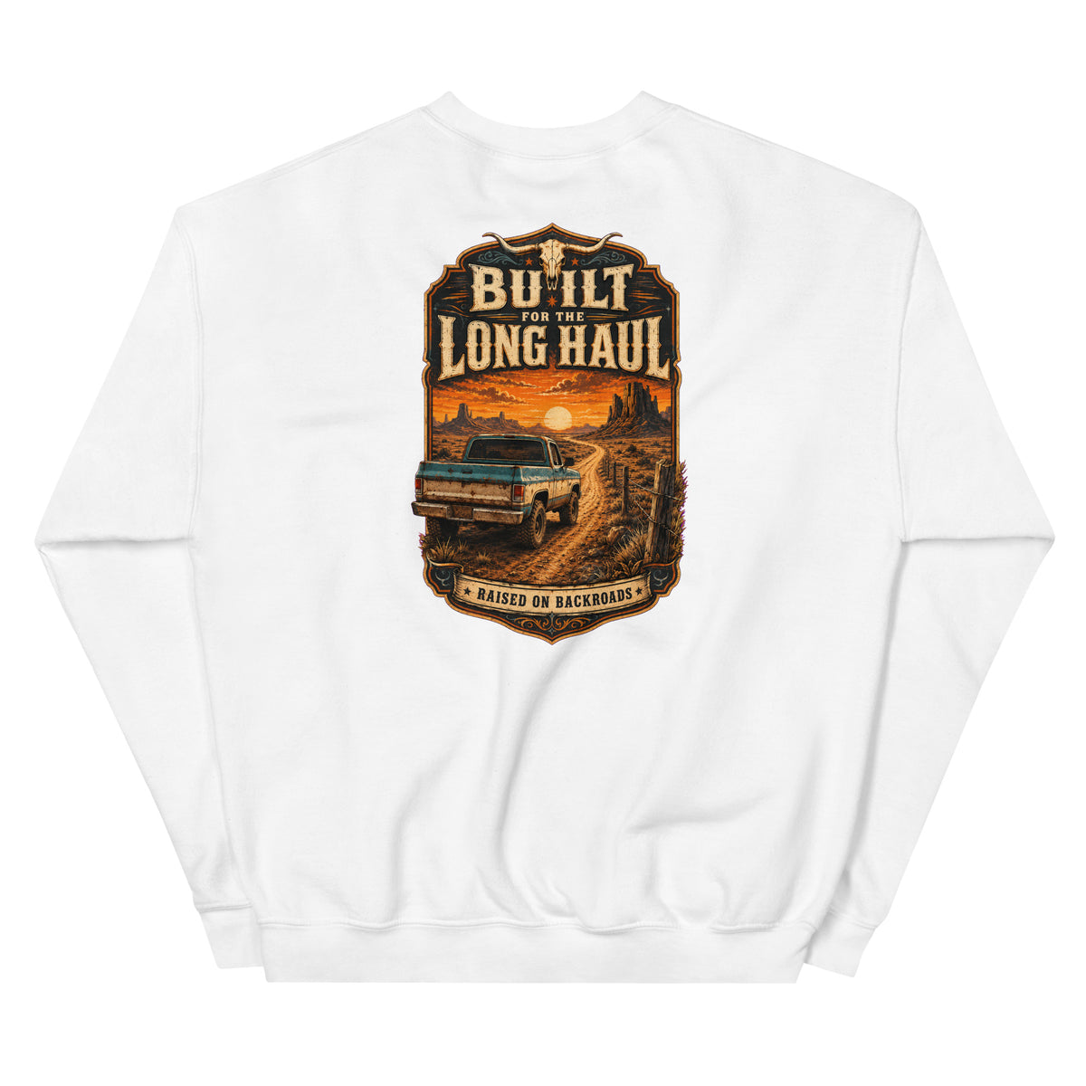 Built for the Long Haul Western Crewneck Sweatshirt product view 7