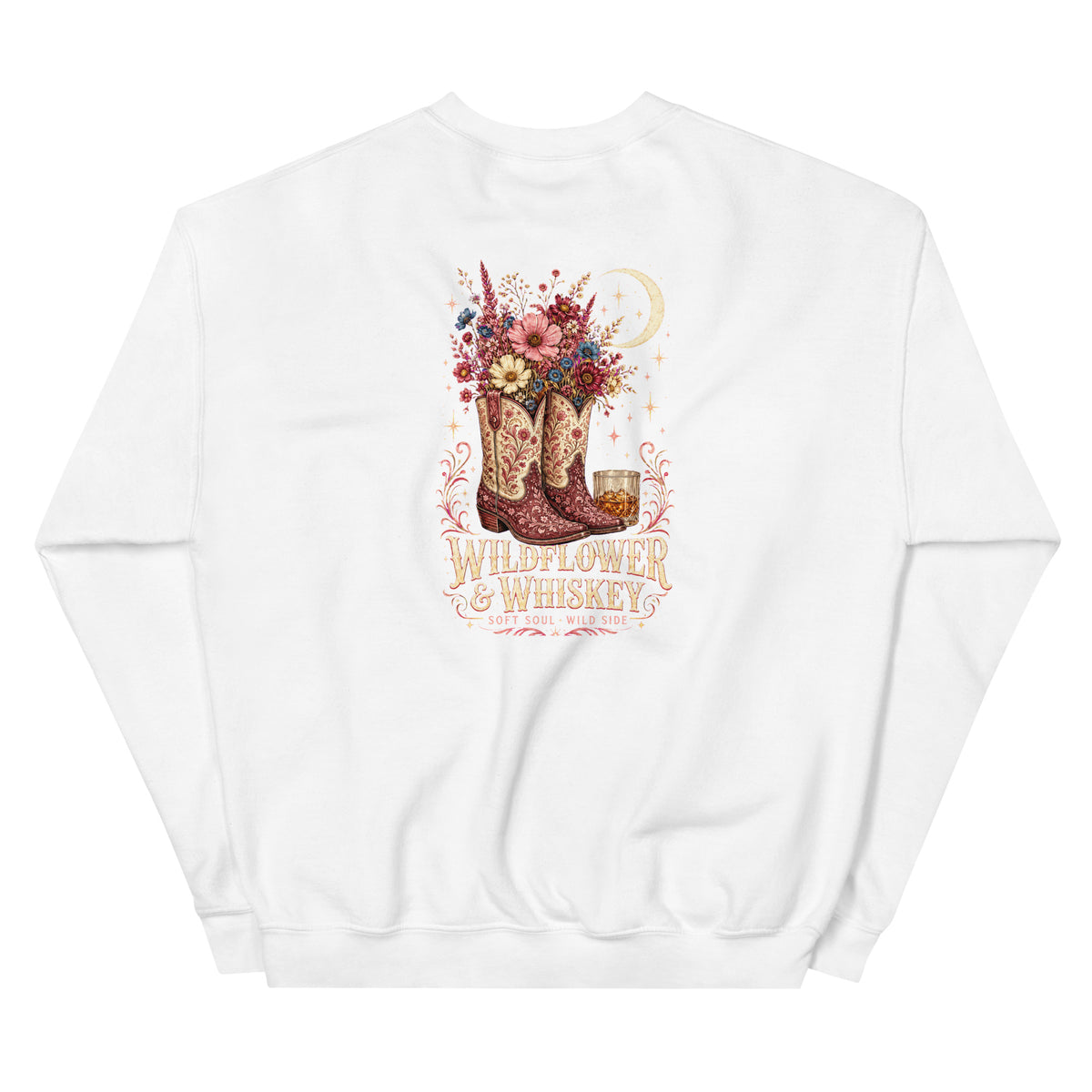 Wildflower & Whiskey Western Crewneck Sweatshirt product view 7