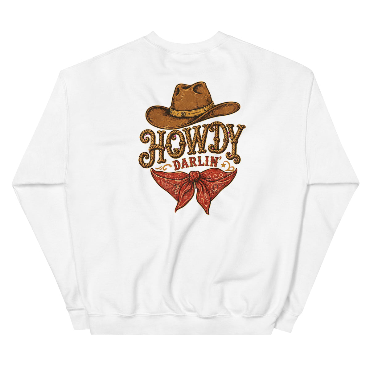 Howdy Darlin’ Western Crewneck Sweatshirt product view 7