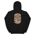 Back view of Honky Tonk Heart Western Hoodie showing the full-size western graphic