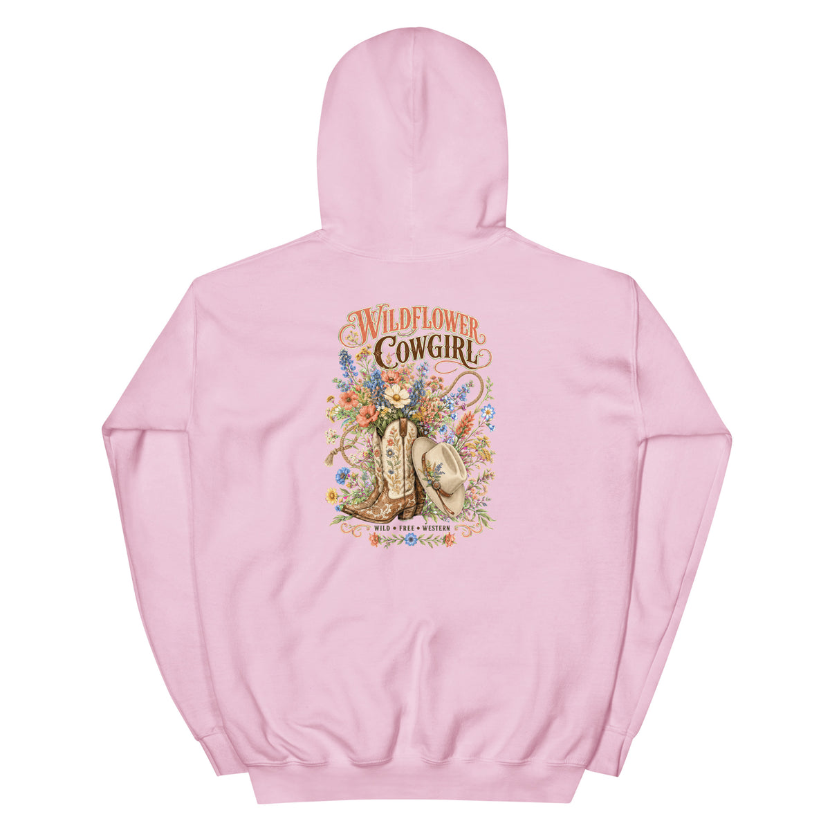 Western Wildflower Cowgirl Hoodie product view 7