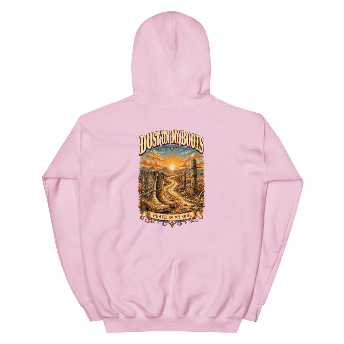 Dust on My Boots Western Hoodie product view 5
