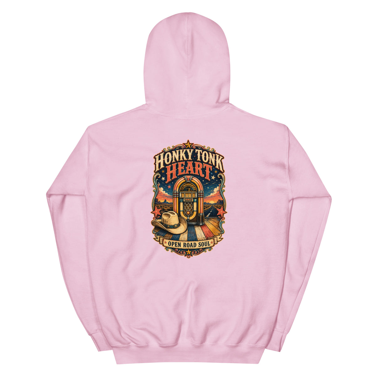 Honky Tonk Heart Western Hoodie product view 5