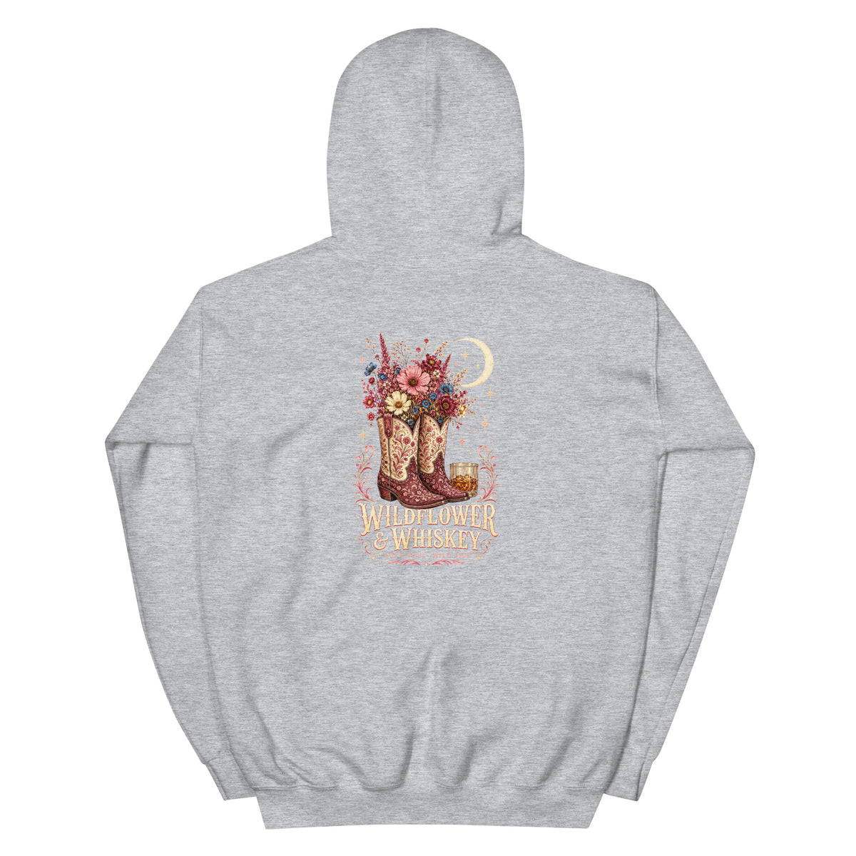 Wildflower & Whiskey Western Hoodie product view 3