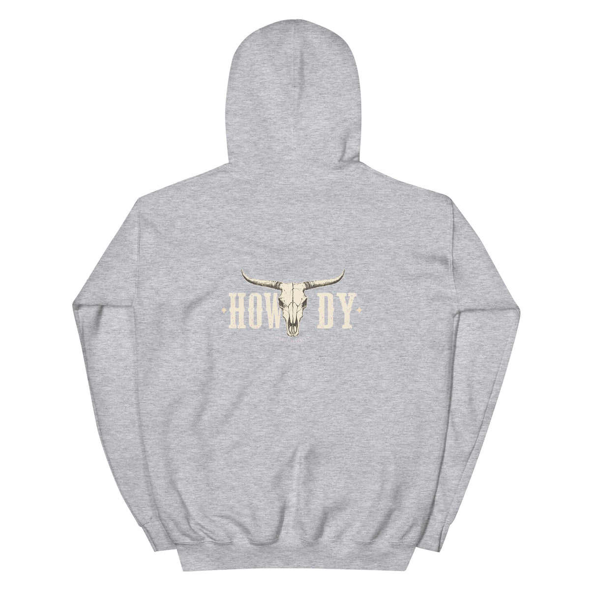 Howdy Longhorn Western Hoodie product view 3