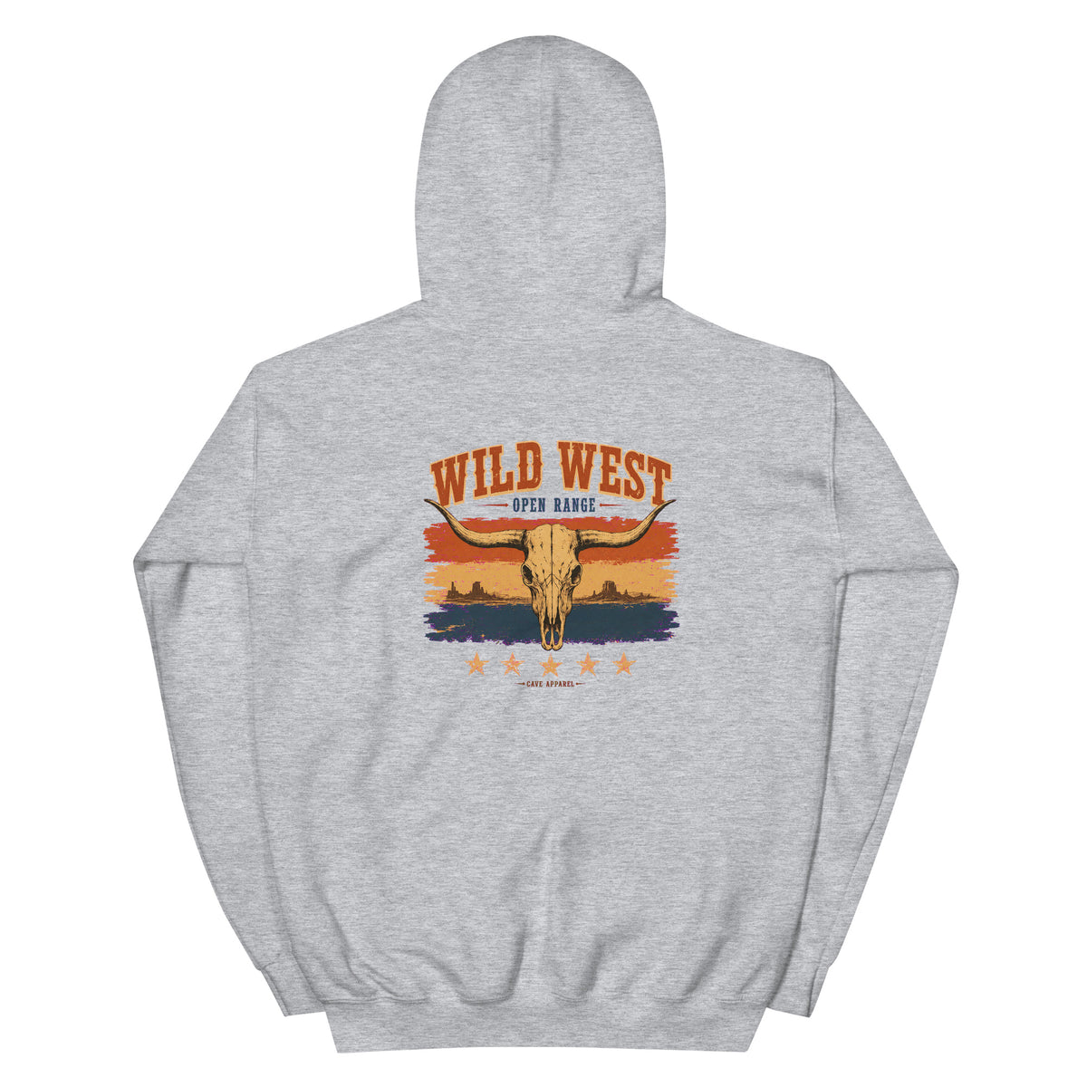 Wild West, Open Range Western Hoodie product view 3