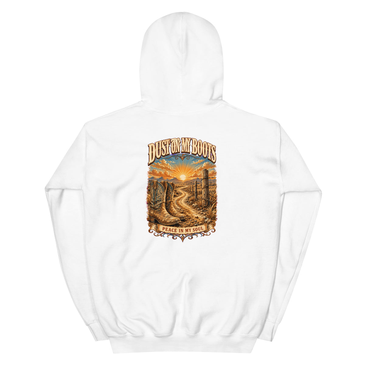 Dust on My Boots Western Hoodie product view 7