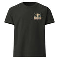 Rodeo Raised Oversized Western T-Shirt in Washed Black — front chest print mockup