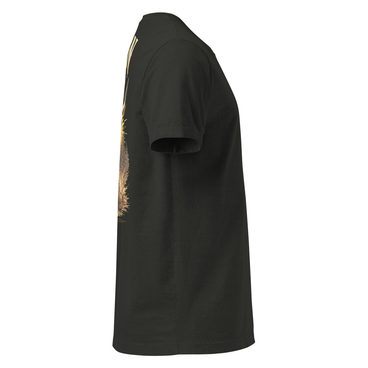 Southern Grit Oversized Western T-Shirt in Washed Black — right-side garment mockup