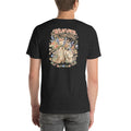 Back view of Western Wildflower Cowgirl Premium T-Shirt showing the full-size western graphic
