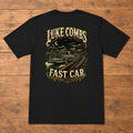 Luke Combs “Fast Car” Western Back-Print T-Shirt flat-lay back view