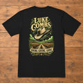 Luke Combs “Going, Going, Gone” Back-Print T-Shirt flat-lay back view